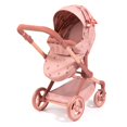 thumbnail image 4 of Cochecito de Muñeca Bayer Xeo 2 en 1 Coral Rosa Floral, 4 of 6