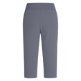 thumbnail image 4 of TaTaai Women Solid Color Stretchy Slim Fit Yoga Pants 7/8 Length With Pockets Workout Fitness Casual Wear Soft Breathable Non See-through Machine Washable Daily Wear Gift, 4 of 7