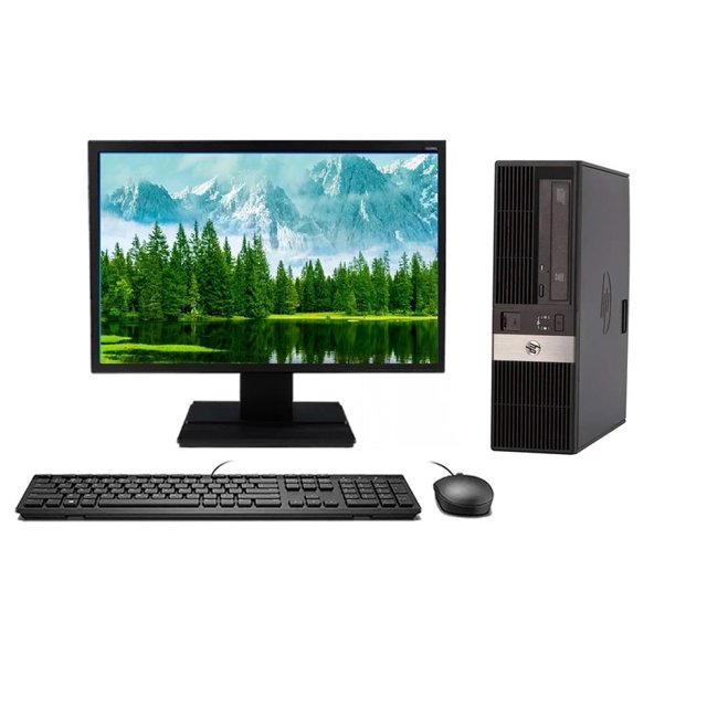 PC HP RP5800 SFF Intel Core i5-2a, 8GB RAM, 256GB HDD Monitor 19", Reacondicionado