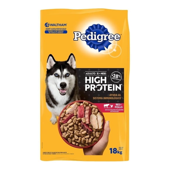 Croquetas para Perro Pedigree Adulto High Protein 18kg