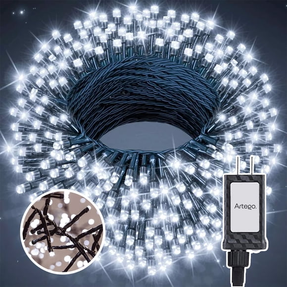 Luces de Navidad Artego Serie 300 LED CLUSTER Alta Densidad Interior Exterior 8 Modos