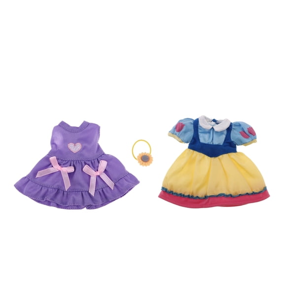 2 Juegos de Ropa Adorable para , Minivestidos para , Trajes para , Regalos de Cumpleaños para Niñas
