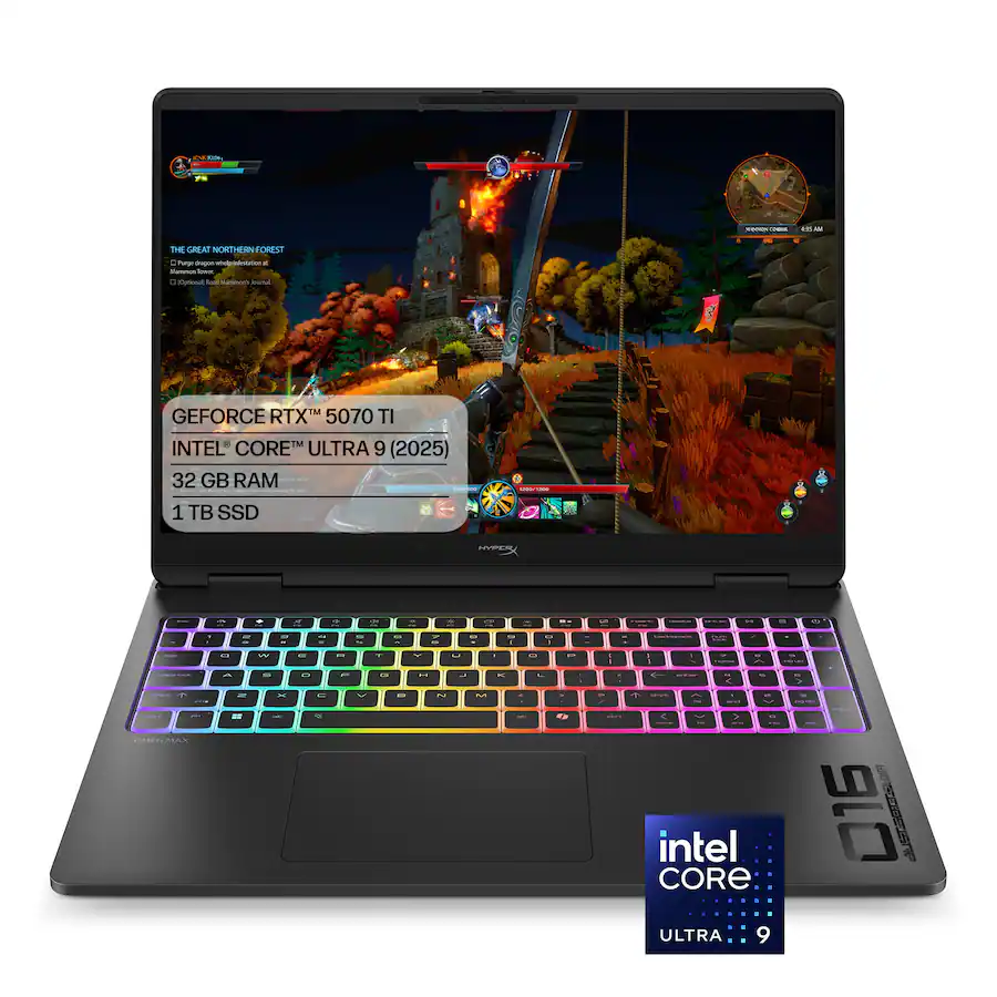 Laptop HyperX OMEN MAX 16" i9 RTX5070Ti 32GB RAM 1TB SSD