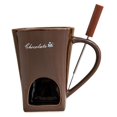 thumbnail image 4 of Taza para fondue de chocolate, taza para derretir chocolate, taza para derretir queso, cerámica práctica para Color café, 4 of 9