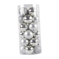 thumbnail image 3 of Bolas colgantes Macarena Navidad plata 24 Uds, 3 of 8