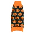 thumbnail image 2 of Suéter Suéter De Halloween Multi Calabaza Cara Sonriente Ropa De Invierno Para Mascotas Suministros De Halloween, 2 of 7