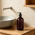 thumbnail image 4 of CaiYueKe Soap Dispenser, Dish & Hand Soap Dispenser Set for Bathroom & Kitchen, Refillable Pump Bottle Dispenser, Plastic Empty Soap and Lotion Dispenser for Liquid, 4 of 7