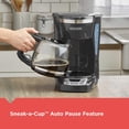 thumbnail image 4 of BLACK+DECKER - Cafetera digital de 12 tazas, CM1165GY, programable, filtro de cesta lavable, Sneak-A, 4 of 11