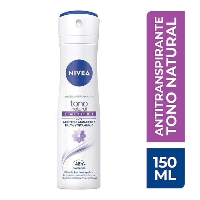 Antitranspirante NIVEA Beauty Touch tono natural beauty touch spray 150 ml