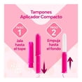 thumbnail image 2 of Tampones Saba V-Compact Súper Plus con Aplicador Compacto 10 Piezas, 2 of 6