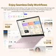 thumbnail image 3 of Laptop HP Stream 14" Intel N150 4GB RAM 1.12 TB Rosa, 3 of 9