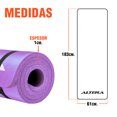 thumbnail image 4 of Tapete para Yoga y Pilates Altera  NBR0518 Grosor 1cm Pilates Foam 184x61 cm Morado, 4 of 6