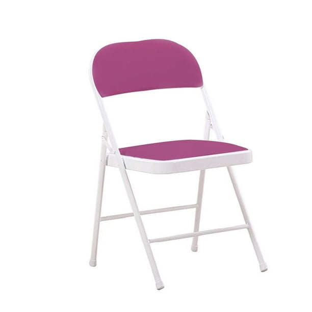 Silla plegable para exterior e interior ilios innova acojinada fucsia