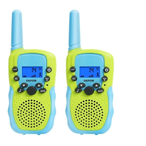 Radio Walkie Talkie Malubero Vede Azul Con Rango Para Niños