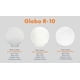 thumbnail image 3 of Pantalla De Lámpara Globo De Cristal R10 Opalino 25cm., 3 of 3