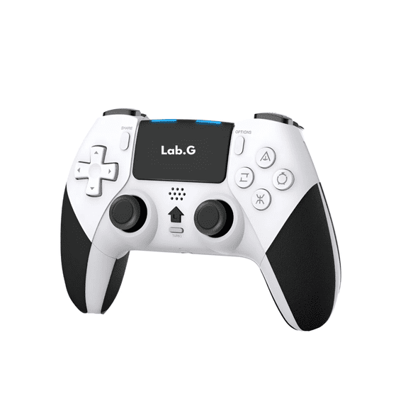 Control Inalámbrico Mando Compatible Con Para Ps4 Y Pc Lab.G Blanco, Negro