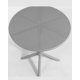 thumbnail image 5 of Mesa Redonda Tipo Bistró para Interior y Exterior 60 cm con Base Central – Diseño Moderno Jardín EKE Life Home, 5 of 5