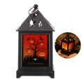 thumbnail image 3 of Billuyoard Lámpara de fiesta, farol de Halloween, luz LED, accesorios para festivales, funcionamiento con batería, exquisito tamaño compacto, suministros Iluminación navideña patrón de calabaza, 3 of 6