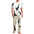 thumbnail image 1 of Conjunto De Pijama Shendy Vendy 2 Piezas Para Hombre Elegante Camisa Pantalon, 1 of 4