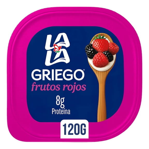 Yogurt Batido Lala Griego Frutos Rojos 120 g