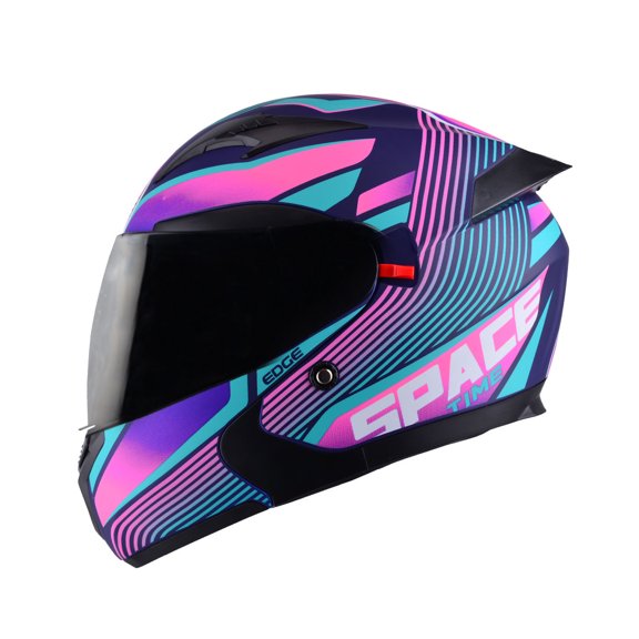 Casco Para Moto Edge Abatible Rosa Certificado S
