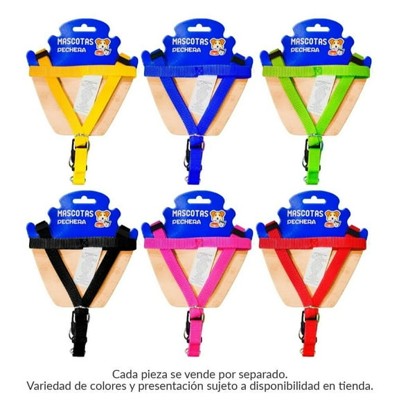 Pechera para mascota Prichos varios colores 1 pza