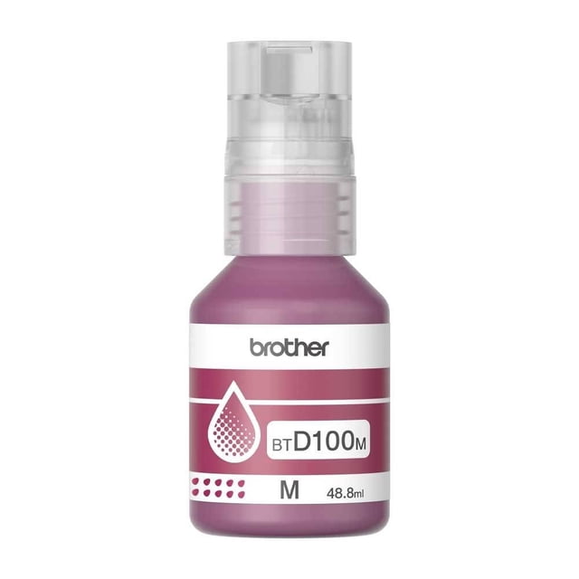Botella de tinta Brother color Magenta BTD100M