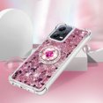 thumbnail image 5 of Funda para Xiaomi POCO X5 5G con Brillo Líquido Flotante, Purpurina, Parachoques y Anillo Giratorio Soporte, 5 of 5
