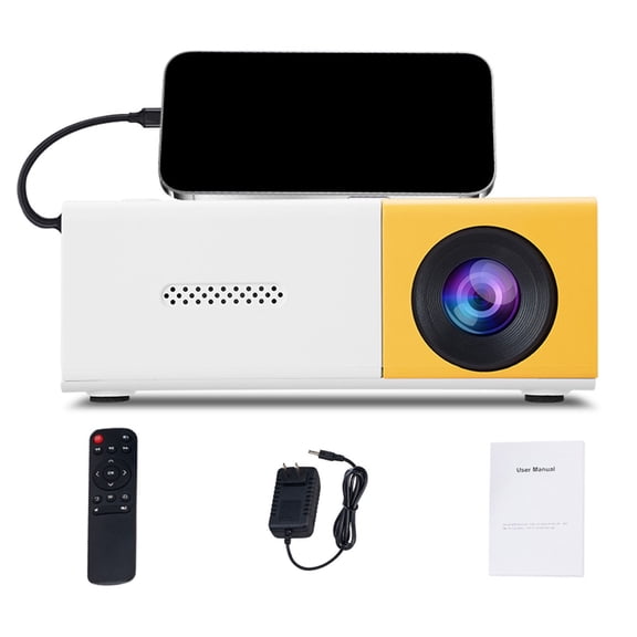 Herramientas y mejoras para el hogar Miniproyector Miniproyector portátil automático HD Proyector de películas portátil para exteriores e interiores Un proyector