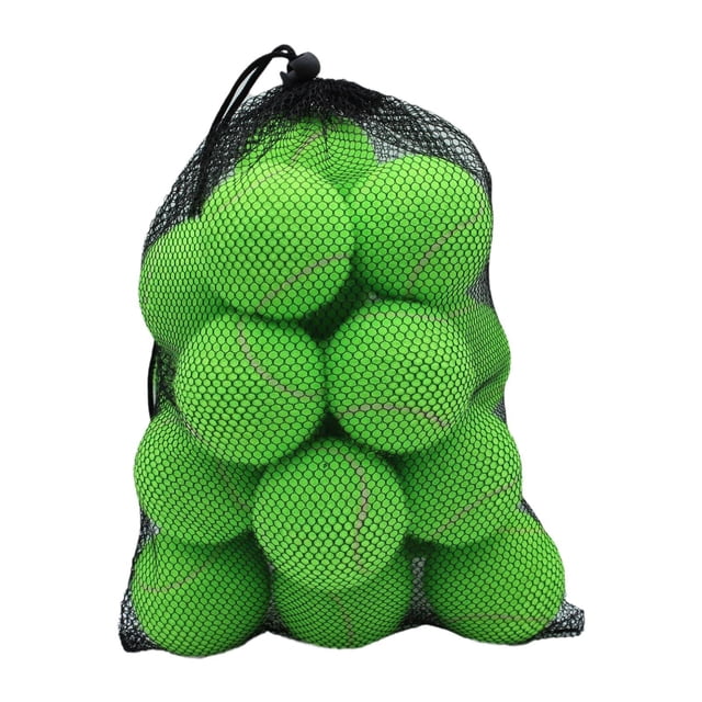 20 Pelotas de Tenis de Entrenamiento Strade Fareast Limited 6.4 cm Verde