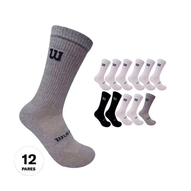 Calceta Wilson Para Hombre Unitalla 12 Pares