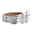 thumbnail image 5 of Fashion Men Women Punk style Chain Belt Adjustable Hollow star Double breasted Buckle Metal Buckle Leather Jeans Waistband, 5 of 5