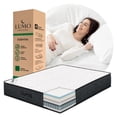 thumbnail image 1 of Colchon Individual en Caja 20 cm Premium Memory Foam Transpirable 10 Capas Espuma de Alta Densidad blanco, 1 of 8