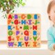 thumbnail image 4 of Juego de aprendizaje de números del alfabeto Importación Juegos de Rompecabezas de Madera Desarrollo Temprano Juguetes Montessori para bebés de 1, 2 y 3 años, 4 of 4