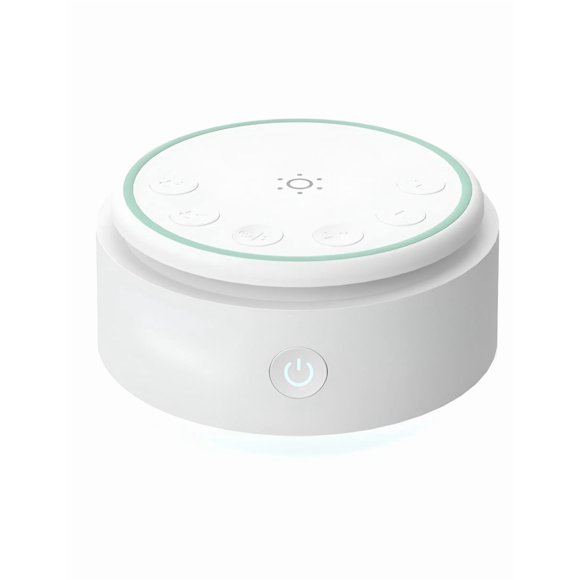 Máquina Xtellar de Ruidos Blancos Portátil para Bebés y Adultos, con 20 Sonidos y Luz Nocturna Color Blanco