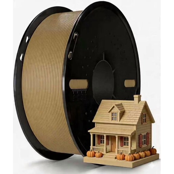 Filamento PLA Miailuy 1,75 mm Madera 1 kg ±0,02 mm