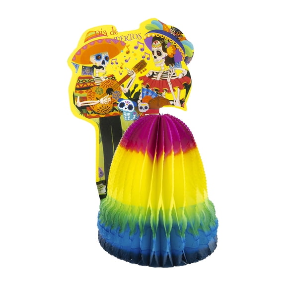 Decoración Día de Muertos Halloween CATRINA No.2 C/PAREJA Paquete 6 Piezas