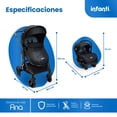 thumbnail image 3 of Carriola Negra Con Portabebé Infanti Ana Plegado Compacto, 3 of 10
