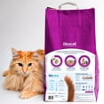 thumbnail image 2 of Arena para gatos Okocat Low Tracking Medium, aglomerante, pellets, 6.3 kg, 2 of 9