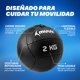 thumbnail image 2 of Balón Medicinal de 2 kg Negro Muuk Fitness, 2 of 7