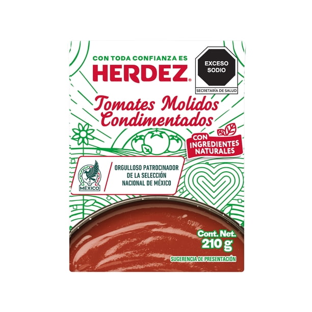 Tomates molidos Herdez condimentados 210 g
