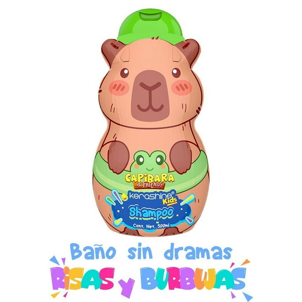 Shampoo Kerashine Kids Capibara 500ml/Shampoo infantil para niños