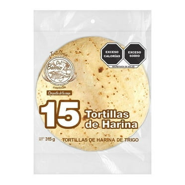 Tortillas de harina Del Barrio estilo casero 15 pzas
