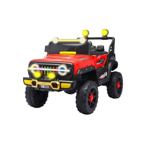 Montable Carro/camioneta Con Luces, Sonidos Para Niños rojo