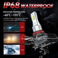thumbnail image 4 of Compatible con Honda Odyssey 2005-2010 Kit de bombillas LED para faros (combo de luz alta y baja) (Paquete de 4), blancas 6500K 10,000LM súper brillantes, plug and play, 4 of 10