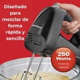 thumbnail image 4 of Batidora de Mano Hamilton Beach 6 Velocidades, 250W con Estuche a Presión y Accesorios de Acero Inoxidable Negra (Reacondicionado), 4 of 9