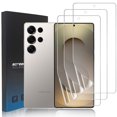 thumbnail image 1 of Zonyee [Paquete de 3] Protector de Pantalla para Samsung Galaxy S25 Ultra, HD Película de Hidrogel Película Protectora de TPU Suave, [Compatible con Huella Digital] [Cobertura Curvada], 1 of 9