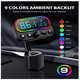 thumbnail image 3 of Transmisor Bluetooth Bloosom  Fm Qc3.0 Pd Asistente Voz Usb Aux Auto Negro, 3 of 5