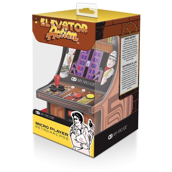 Mini máquina recreativa My Arcade Micro Player Elevator Action
