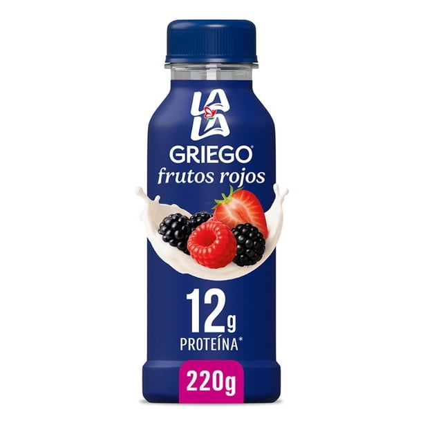 Yogurt Bebible Lala Griego Frutos Rojos 220 g